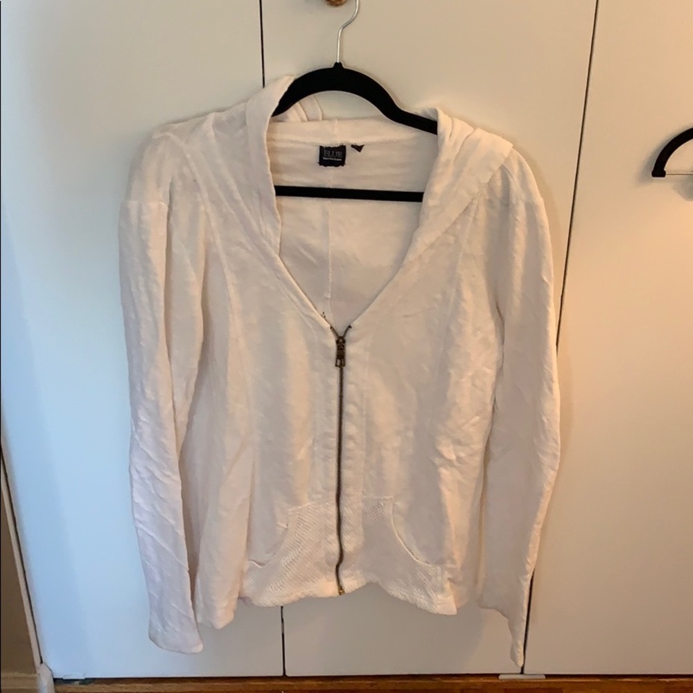 White zip up by Blue by Saks